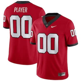 men's nike red georgia bulldogs pick-a-player nil replica football jersey|University of Georgia Jerseys, Georgia Bulldogs Football .